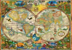 Puzzle Mapa das criaturas da Terra