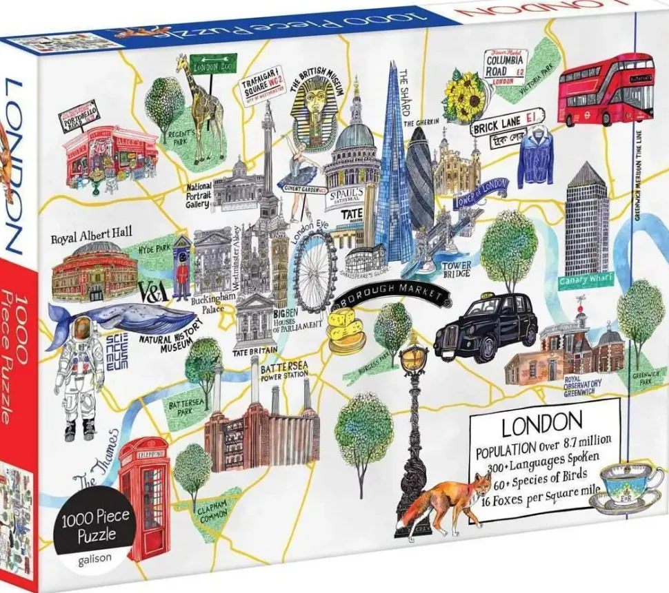 Puzzle Mapa de Londres
