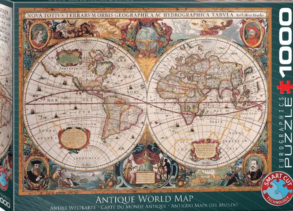 Puzzle Mapa do Mundo Antigo