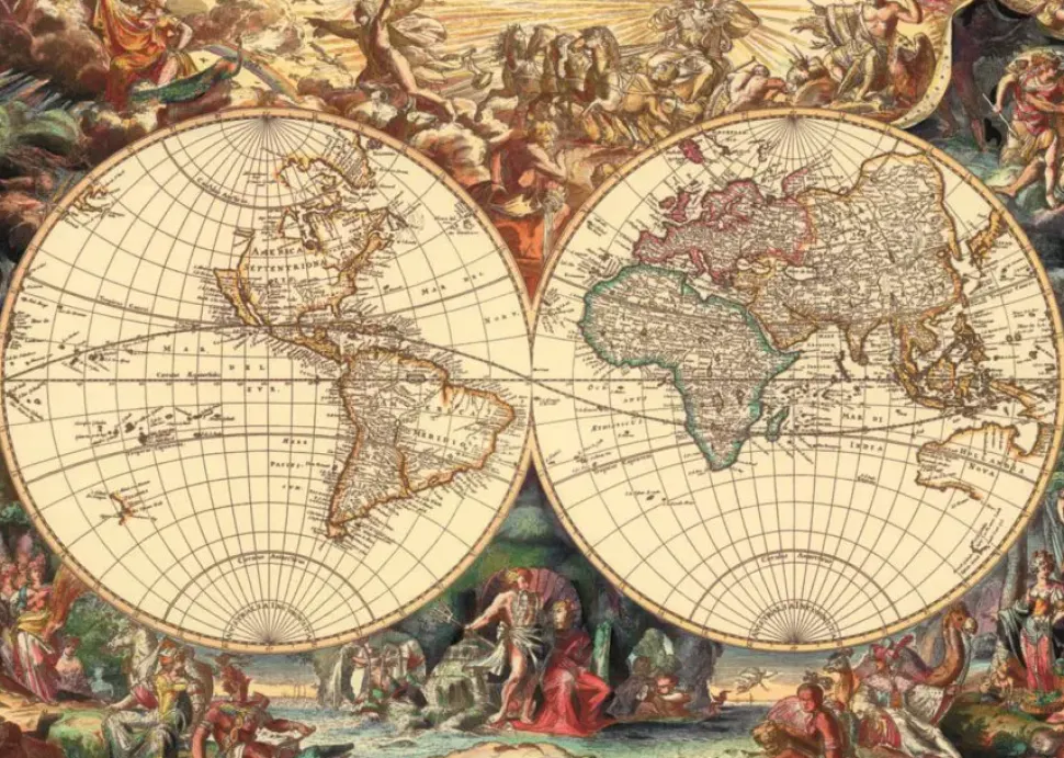 Puzzle Mapa do mundo antigo