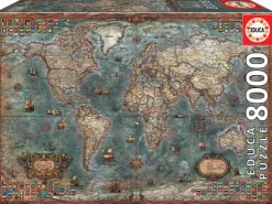 Puzzle Mapa histórico do mundo