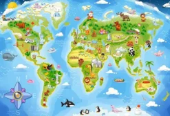 Puzzle Mapa mundial 5