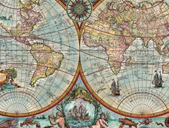 Puzzle Mapa Mundial das Grandes Descobertas