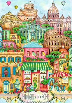 Puzzle Meia-noite em Roma