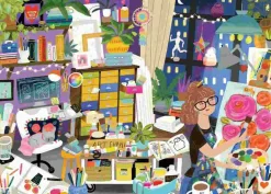 Puzzle Meu lugar feliz é no Art Studio