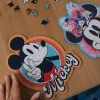 Puzzle Mickey Mouse retrô de madeira