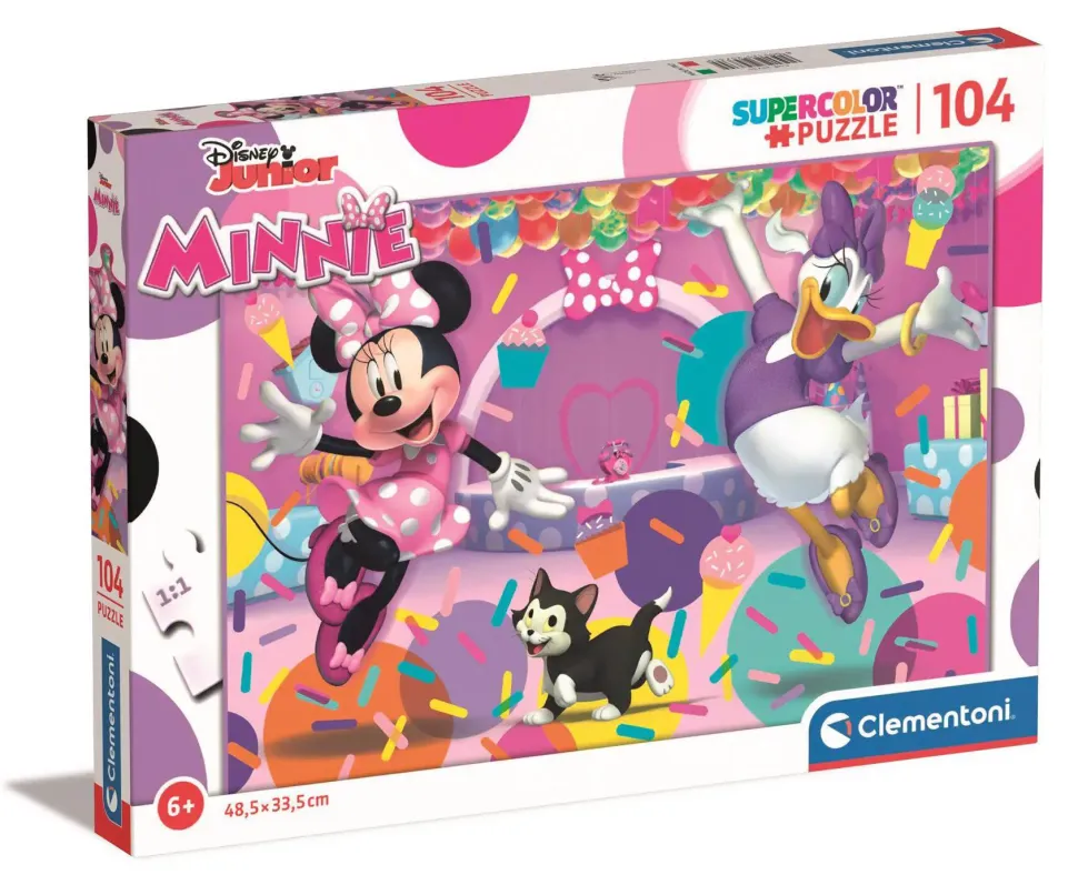 Puzzle Minnie e Daisy 104 peças