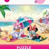 Puzzle Minnie e Daisy na praia
