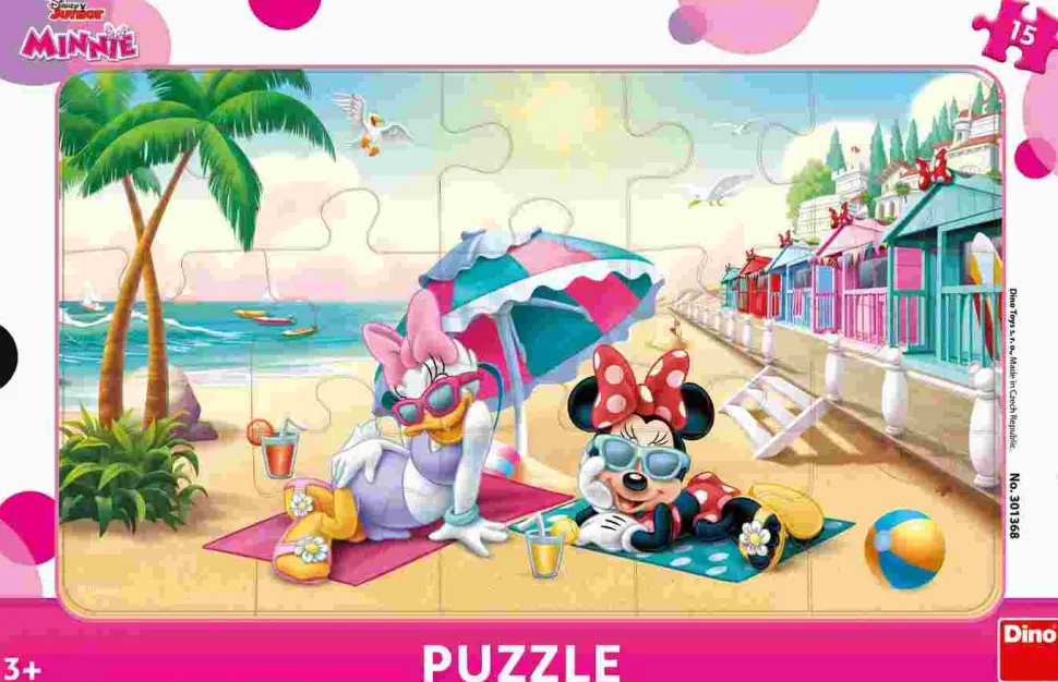 Puzzle Minnie e Daisy na praia