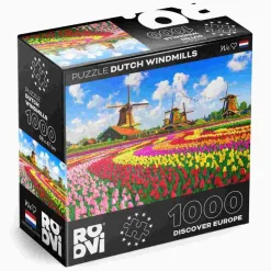 Puzzle Moinhos de vento holandeses, Holanda