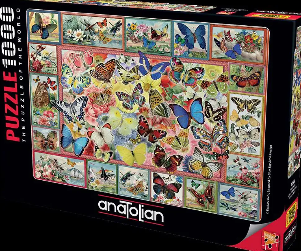 Puzzle Muitas borboletas