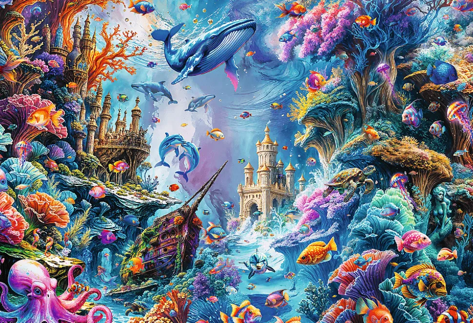 Puzzle Mundo subaquático