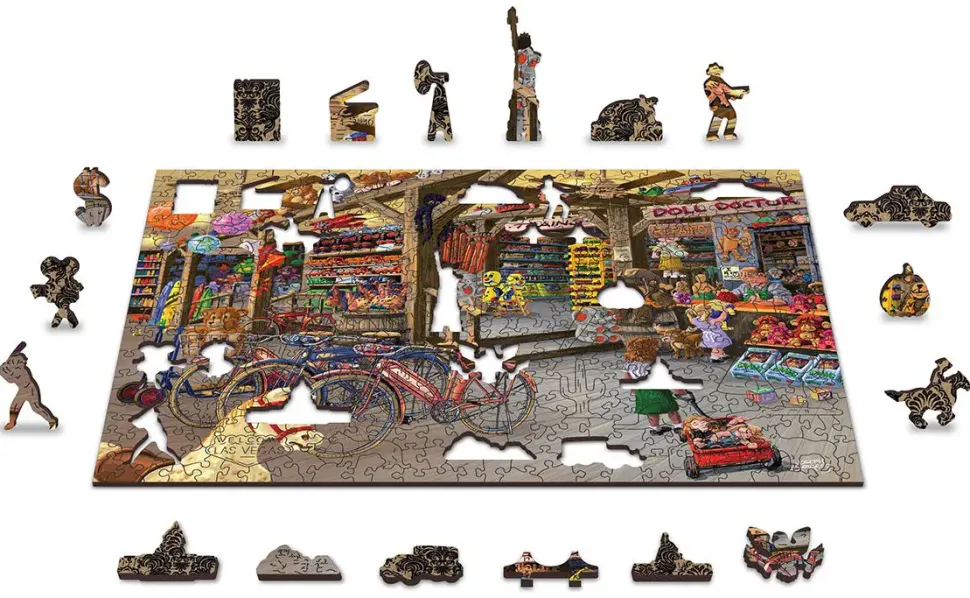 Puzzle Na loja de brinquedos