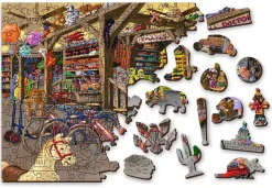 Puzzle Na loja de brinquedos