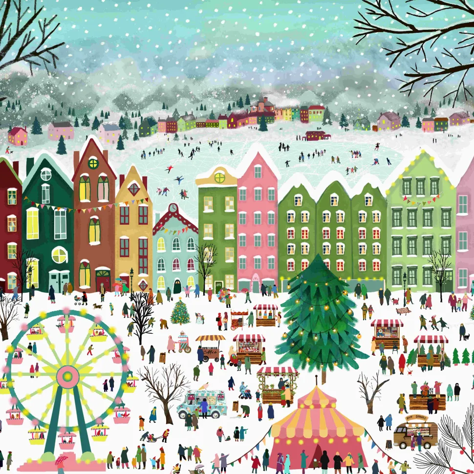 Puzzle Natal na Praça