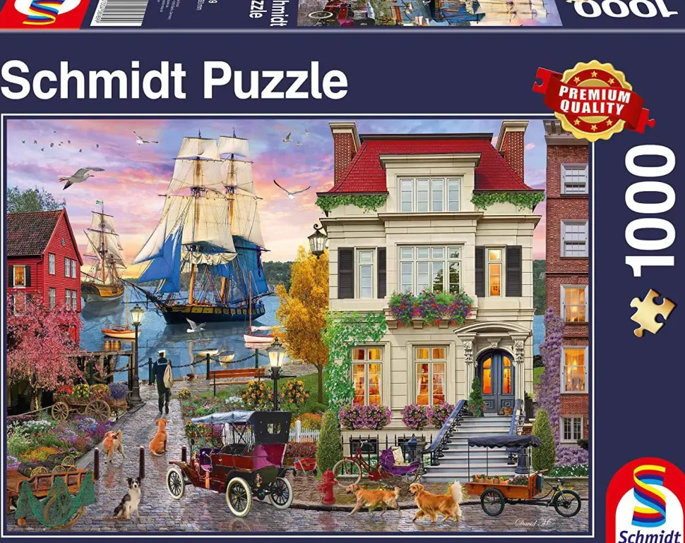 Puzzle Navio no porto