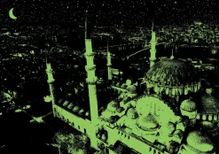 Puzzle Neon Moaque Azul