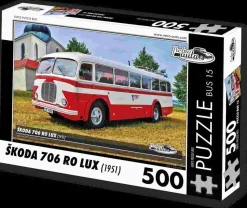 Puzzle ÔNIBUS n. 15 艩koda 706 RO LUX (1951)