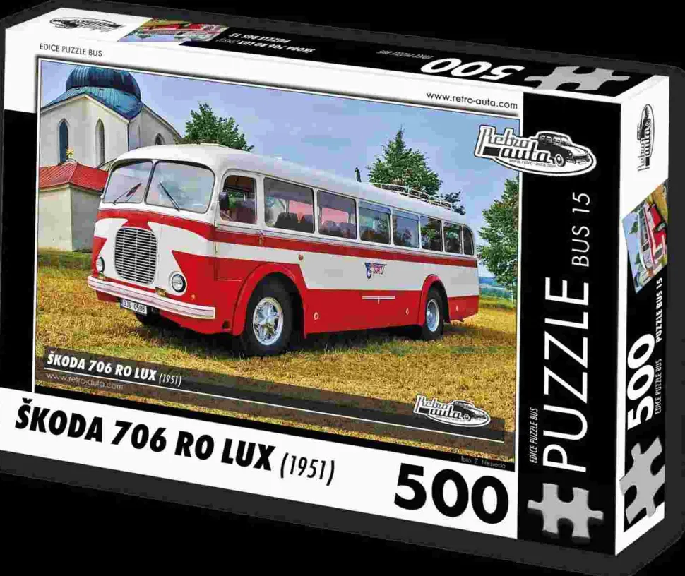 Puzzle ÔNIBUS n. 15 艩koda 706 RO LUX (1951)