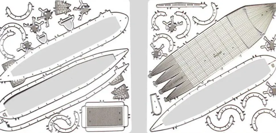 Puzzle O dirigível Graf Zeppelin 3D