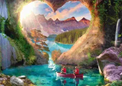 Puzzle O lago visto do coração