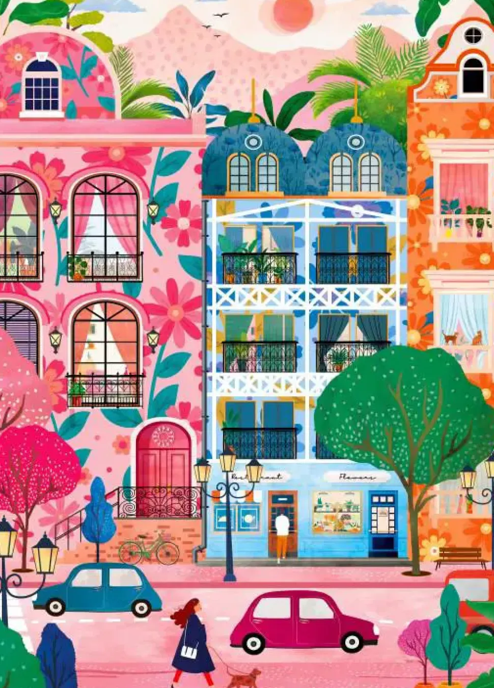 Puzzle O poder das flores na rua