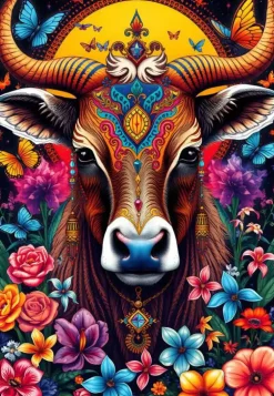 Puzzle O segredo da vaca e da flor