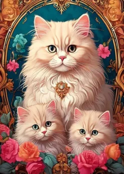 Puzzle O trio de gatos