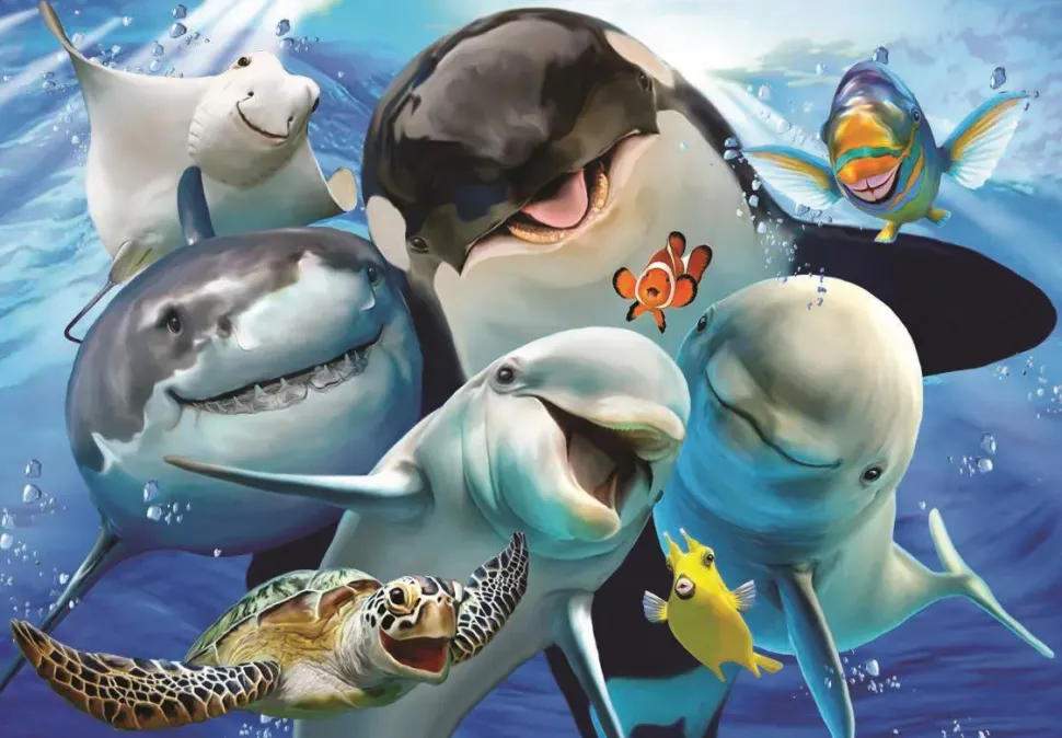 Puzzle Ocean Selfie