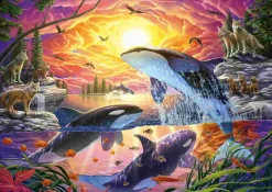 Puzzle Orcas and Wolves