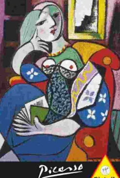 Puzzle Pablo Picasso: Mulher com um livro