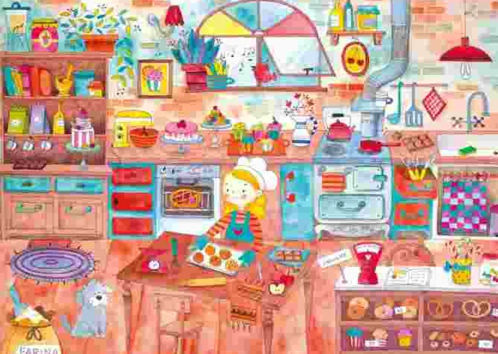 Puzzle Padaria colorida