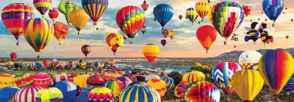Puzzle Panorama da descolagem de balões