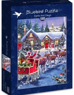 Puzzle Papai Noel e Trenó