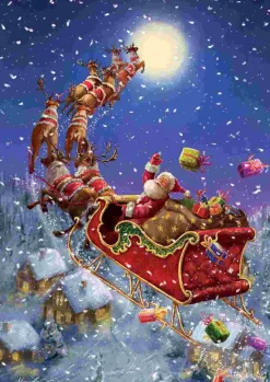 Puzzle Papai Noel está chegando