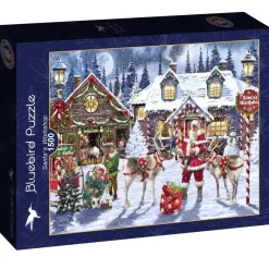 Puzzle Papai Noel no trabalho