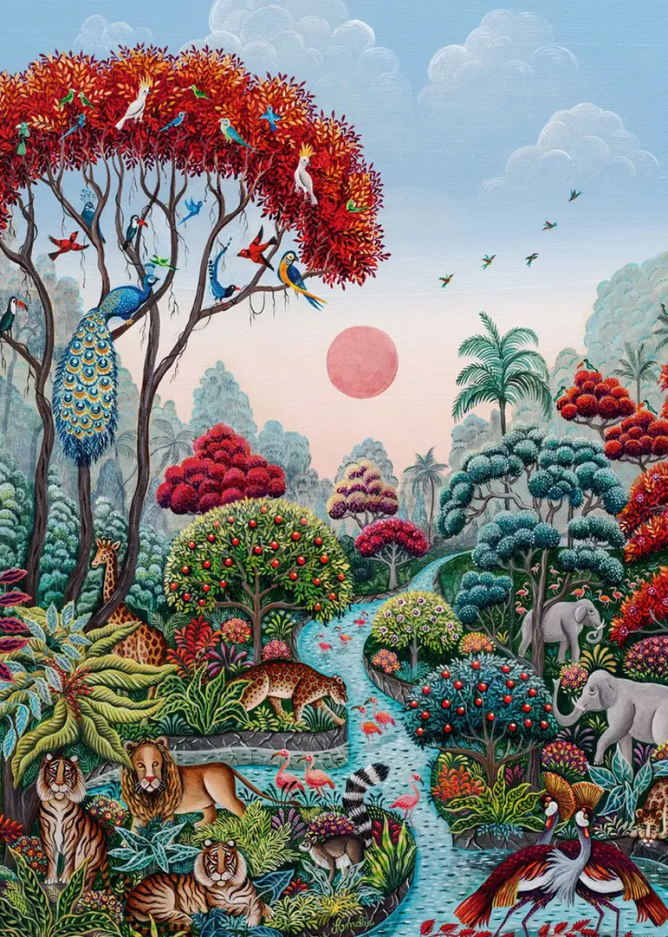 Puzzle Paraíso da Vida Selvagem