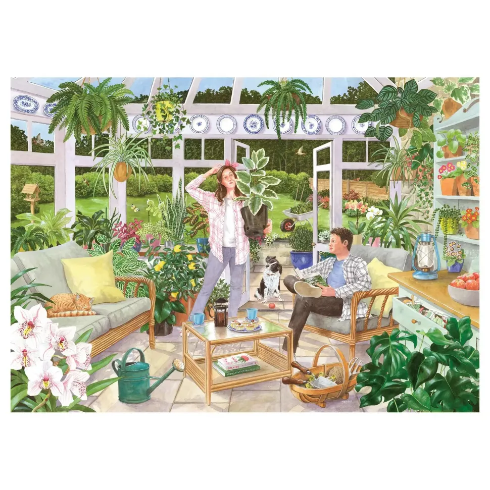 Puzzle Paraíso das plantas domésticas