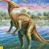Puzzle Parassaurolofo + figura (2)
