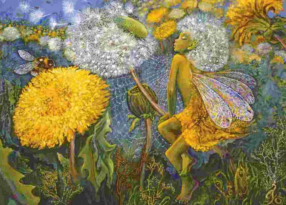 Puzzle Parede: Fada Dente-de-Leão