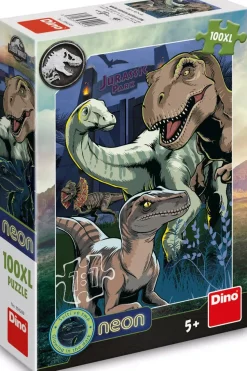 Puzzle Parque Jurský - néon