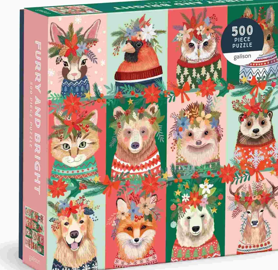 Puzzle Peludo e brilhante