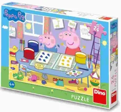 Puzzle Peppa Pig: Maliar
