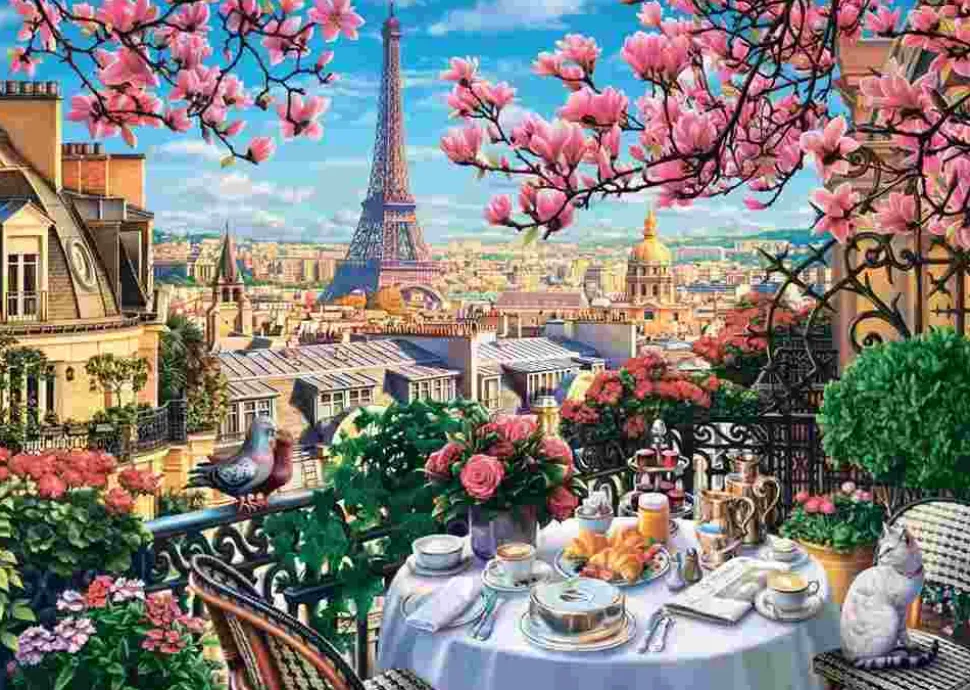 Puzzle Pequeno-almoço em Paris