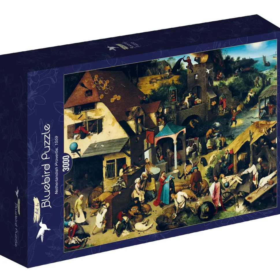 Puzzle Pieter Bruegel, o Velho - Provérbios Neerlandeses