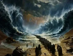 Puzzle Pintura Diamant: A passagem de Moisés pelo mar 30x40cm