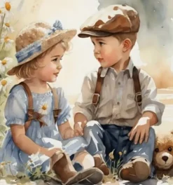 Puzzle Pintura Diamant: Amizade 30x40cm