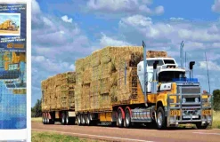 Puzzle Pintura Diamant: Caminhão carregado 30x40 cm