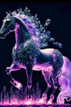 Puzzle Pintura Diamant: Espírito do Cavalo 30x40cm