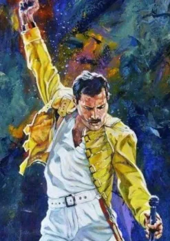Puzzle Pintura Diamant: Freddie Mercury 30x40cm